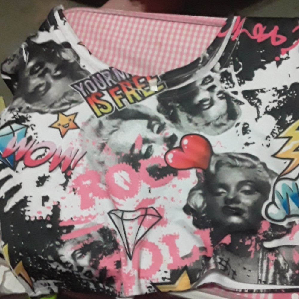 Marilyn Monroe crop top